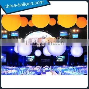 Cheap Price Hanging Decorative Inflatable Led Balloons for Wedding Decoration thumbnail-1
