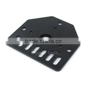 Black Color CNC&Kossel Threaded Rod Plate - NEMA 23 Stepper Motor for Openbuilds for V-Slot With 80*72*3mm 3D0271 thumbnail-6