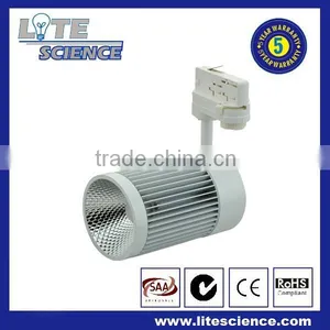 White Finish Shop Using 25W High Quality Three Cricuit COB LED Tracklight thumbnail-1