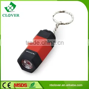 ABS Material USB Rechargeable Led Mini Flashlight Keychain thumbnail-1
