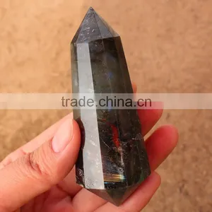 Quartz Crystal Labradorite Vogel Points Wholesale thumbnail-4