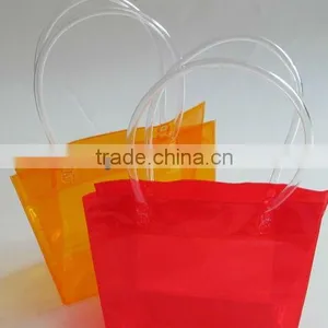 PVC Plastic Carrier Handle Bag for Shopping thumbnail-1
