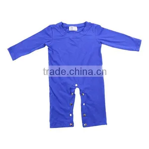 Wholesale Yiwu 2016 Boutique Romper Baby Plain Black Romper Baby Romper thumbnail-1
