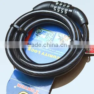 Hot Sale Portable Lock Anti-theft Lock Cable Lock for Mountain Bicycle thumbnail-1