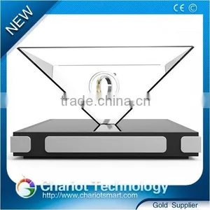 2016 Popular Outdoor 3d Holographic Display Equipment, Pyramid for Advertising. thumbnail-1