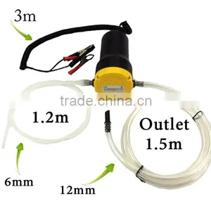 Z10017 12v Fluid Oil Diesel Extractor Transfer Siphon Car Truck Generato Tractors Pump thumbnail-3