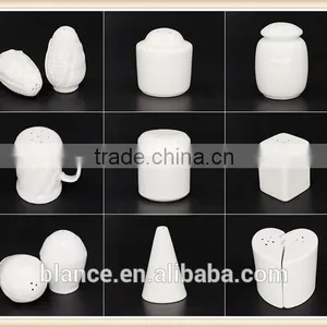 Simple White Ceramic Salt and Pepper Shaker thumbnail-3