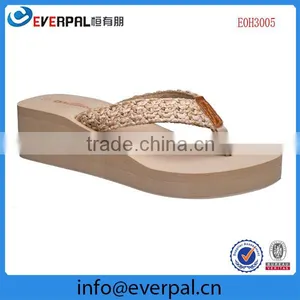 2015 Ladies Wedge Shoes Eva Flip Flop Sandals thumbnail-1