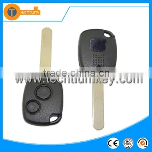 2 Button Transponder Car Key Blanks Wholesale Auto Key With Logo and Blade Cover Shell Key for Honda Fit City thumbnail-1