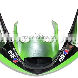 Green Black Fairing Kits for Kawasaki Ninja ZX6R 2003 2004 ZX 6R 03 04 ABS 100% Injection Mold Body Kits thumbnail-3
