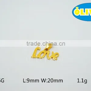 Olivia 2016 New Year Gift Present Fashion Modern 304 Stainless Steel Love Heart Shape Small Size Pendant thumbnail-1