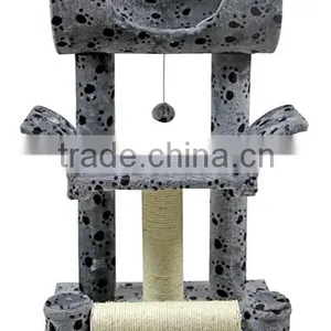 BSCI Pet Factory Luxury Cat Tree Toy Furniture Cat Sisal Scratcher thumbnail-4