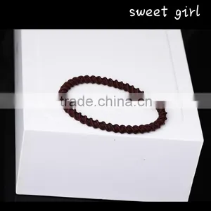 Popular Elastic Hair Bands Ties Ponytail Hair Holder Hair Rope Round Shape-F12 thumbnail-1