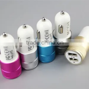 12-24V USB Car Chargers Dual USB Car Charger thumbnail-3