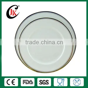 Wholesale Gold Rim Bone China Dinnerware Set, White Dinnerware Set thumbnail-3
