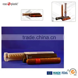 PP Transparent PVC Clear PE Colorful Plastic Cigar Tubes Packaging Manufacturer Twist Pack DP thumbnail-6