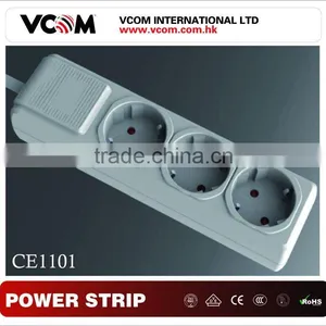 High Qualith EU Type With Cable 1.5M Power Strip thumbnail-1
