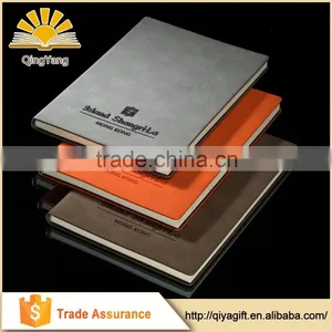 Cutom Made Embossed Business PU Cover Leather Note Book thumbnail-1