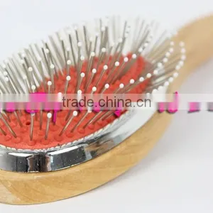 High Quality Wig Hair Extension Loop Brush With Wooden Bar thumbnail-3