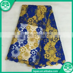 Sun Flower Lace Fabric,wedding Dresses Lace Fabric,embroidery Water Soluble Lace Fabric Factory thumbnail-5