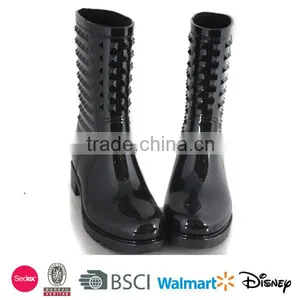 Sexy High Heels Women PVC Rain Boots Hot Sell thumbnail-1