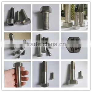 Alloy 601/2.4851 Alloy 625 / 2.4856 . Alloy600 / 2.4816 Din931 Hex Bolt & Nut thumbnail-3