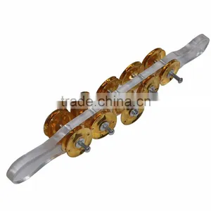 Punjab India Craft Handmade Jhika Cymbal Indian Musical Instrument, 5 Bells Karatal thumbnail-1