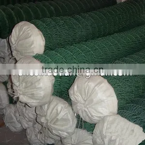3.5mm PVC Coated Wire Woven 50x50mm Mesh Aperture Cheap Chain Link Fence thumbnail-5