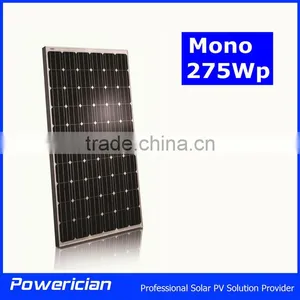 High Efficiency Solar Module Mono 275Wp for Grid Tied Project Solar Power System OEM Solar Panel thumbnail-1