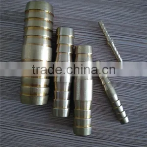 Brass Straight Hydraulic Hose Barb Fitting thumbnail-1