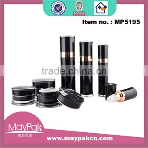 High Quality Cosmetic Acrylic Cream Jar Lotion Pump Bottle thumbnail-1