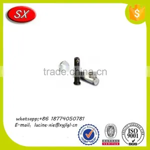 High Strength Custom Brass CNC Machining Various Type Metal Black Coating Clevis Pin Threaded thumbnail-1