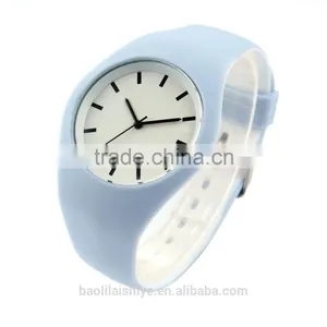 2017 New Style 5ATM Waterproof Silicone Chain Bracelet Watch thumbnail-1