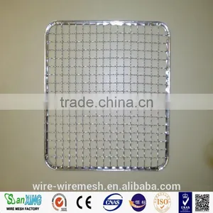 Hot Sale Food Grade Stainless Steel Barbecue BBQ Crimped Wire Mesh thumbnail-3