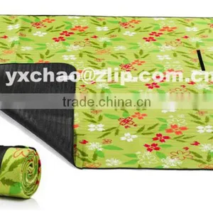 High Quality Waterproof Outdoor Camping Travel Fleece Picnic Mat Rug Blanket thumbnail-2