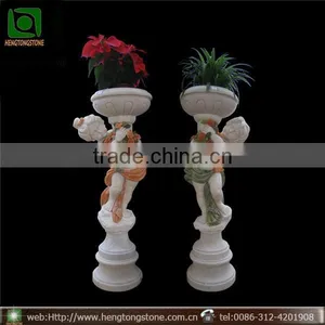 Decorative Garden Stone Flower Pot thumbnail-1