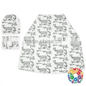 Stretchy Car Seat Cover Baby Multi Usage Baby Nursing Cover Shipping Cart Cover OEM Service thumbnail-1