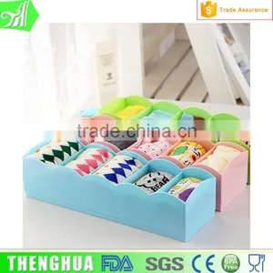 Socks Plastic Storage Box BPA Free Safe Material Storage Box thumbnail-6