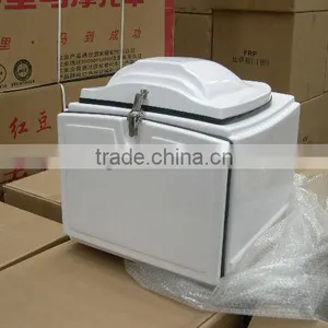 High Quality Shiny Gel Coat Finish Fiberglass Delivery Box for Scooter and Motorcycle. Factory thumbnail-3