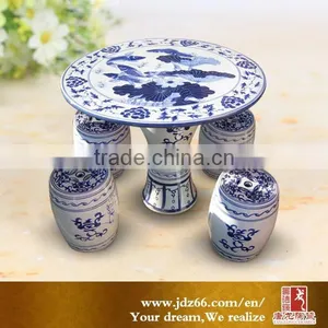 High Quality Blue and White Porcelain Chinese Style Dressing Table Made in Jingdezhen thumbnail-2
