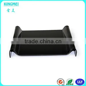 Black Acrylic Serving Tray ,Wave Shape Colored Storage Tray With Handle, Perspex Acrylic Decoration Tray thumbnail-1