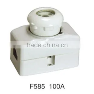 25A E27 Screw Type Ceramic Fuse Holder Fuse Base thumbnail-3