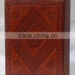 Handmade Vintage Buddha Embossed Refillable Leather Diary thumbnail-2