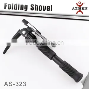 New FOLDING SHOVEL / PICK FOR CAMPING, HUNTING & SURVIVAL W/match thumbnail-2