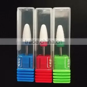 Flame Type Ceramic Nail Drill Bits / Ceramic Nail File /nail Bits Ceramic thumbnail-1