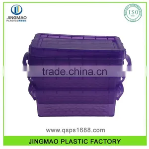 Customized Color Plastic Storage Box With Lid With Lock thumbnail-3