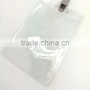 3" * 4" ID Badge Holder With Metal Clip, Name Tag Holder, ID Card Holder With Clip thumbnail-3
