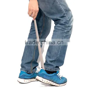 Extra Long Handled Metal Shoe Horn thumbnail-1