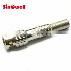 75 Ohm RG58,/RG59/ RG6 Male Connector for CCTV thumbnail-1
