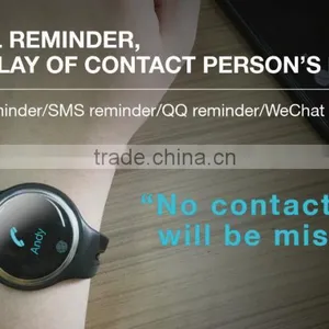 2017 E07 Smart Watch Bluetooth 4.0 IP67 Waterproof Fitness Tracking Pedometer Round Dial Watch thumbnail-4